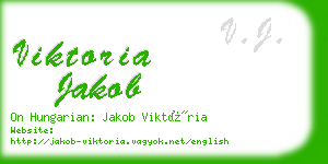 viktoria jakob business card